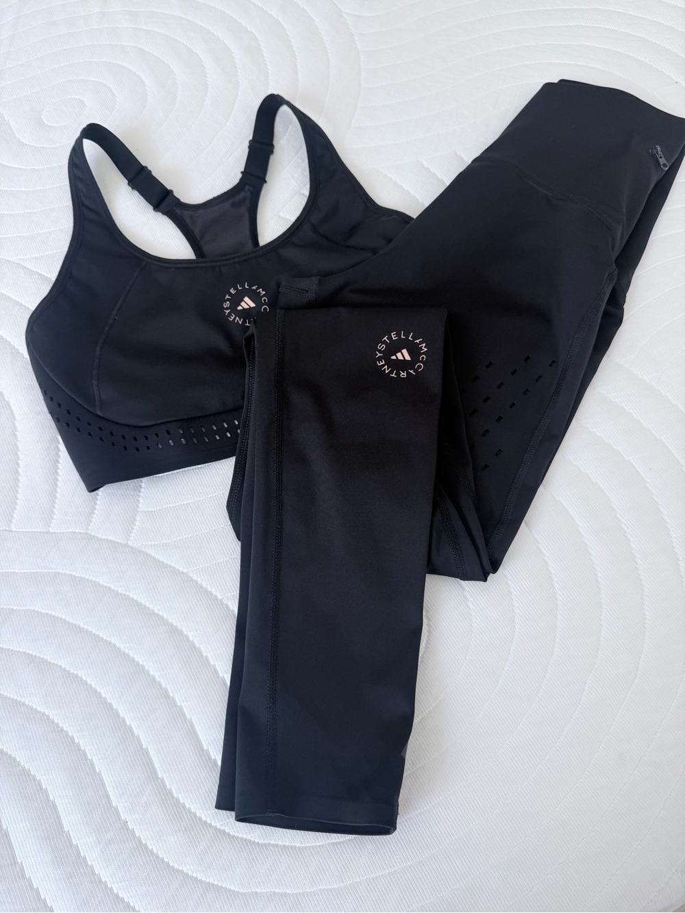adidas by Stella McCartney Primegreen Black High Rise Leggings Size S